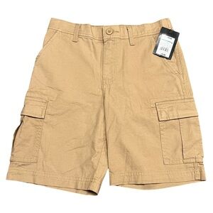 NWT Art Class Khaki Cargo Shorts Kids Size Large 10/12